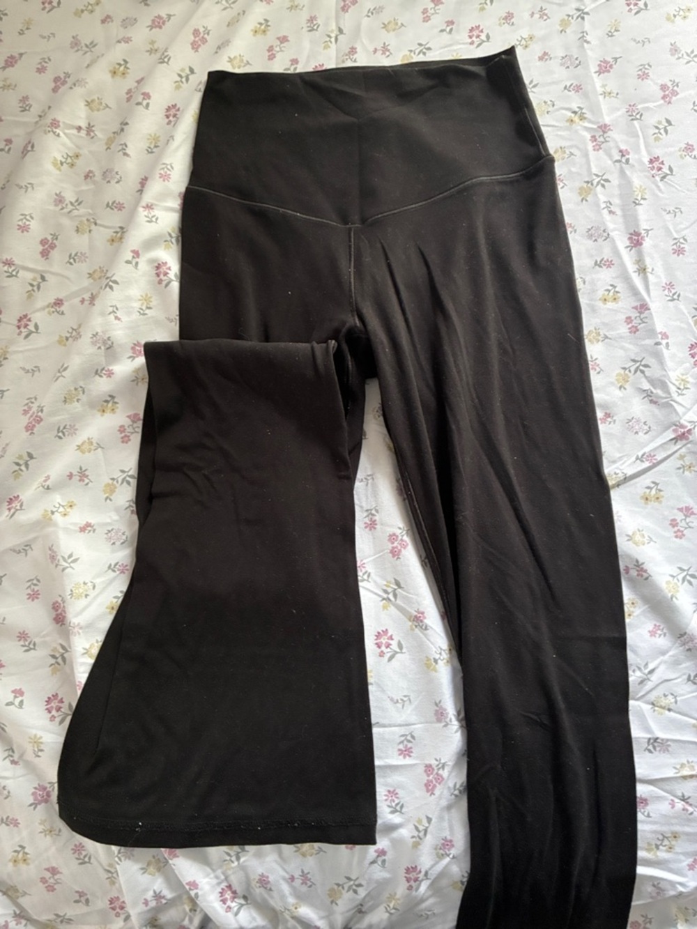 aerie Black High-Waist Flare Leggings